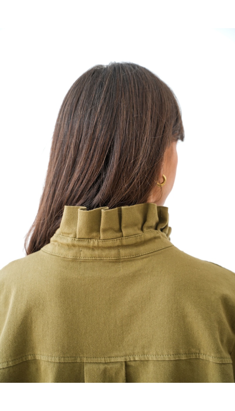 johanna toutoun  KAKI CHEMISIER