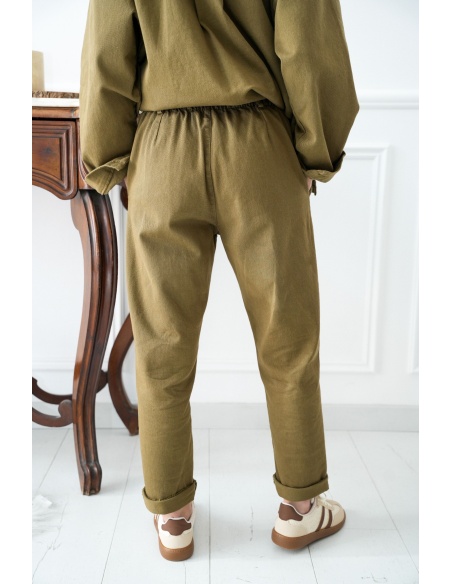 JADE Khakifarbene Karottenhose Johanna - 4 | RUNTER