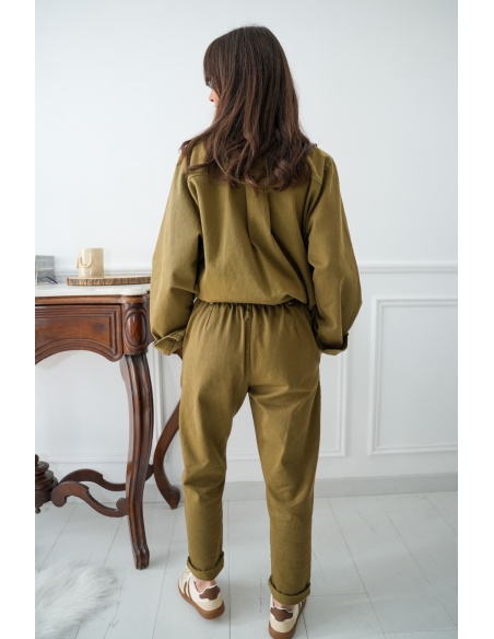 JADE Khakifarbene Karottenhose Johanna - 5 | RUNTER