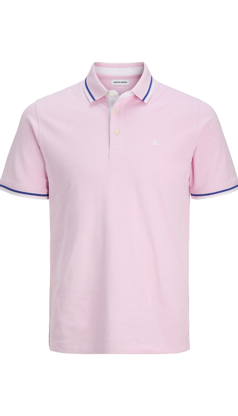 JACKandJONES PRISM PINK POLOS