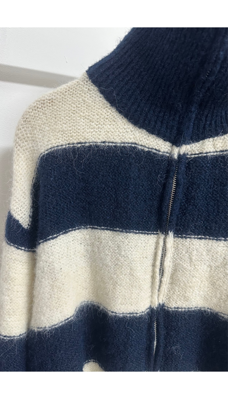 Gilet Rayé Marine LOLA Noho - 2 | HAUTS