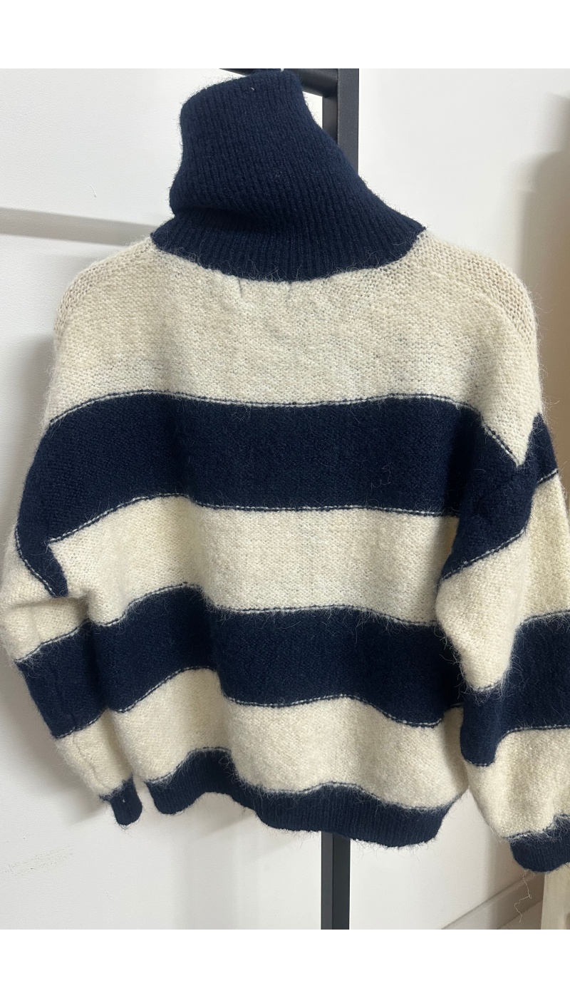 Gilet Rayé Marine LOLA Noho - 3 | HAUTS