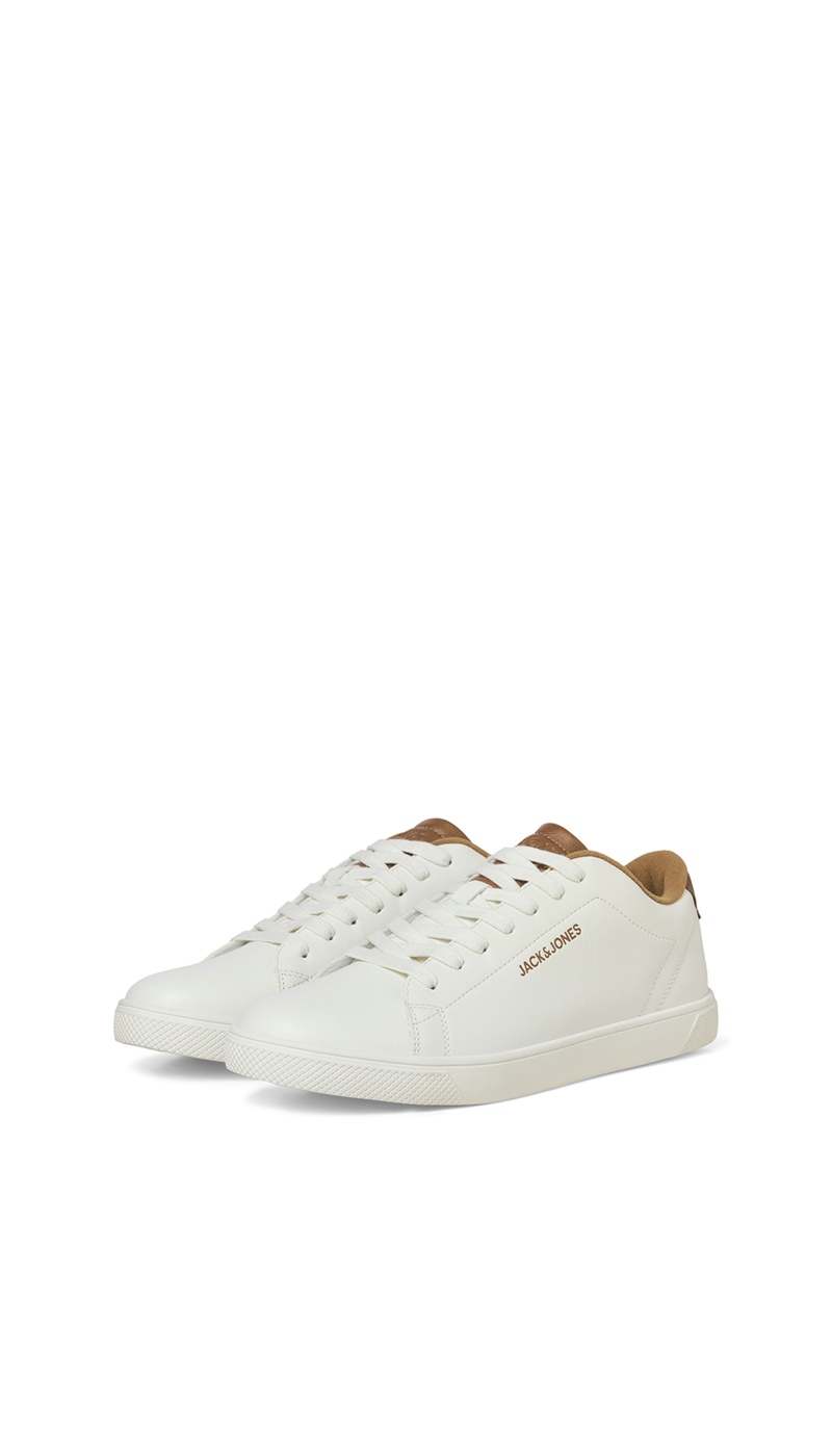 JACKandJONES WHITE COGNAC CHAUSSURES