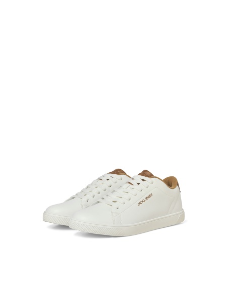 JACKandJONES WHITE COGNAC CHAUSSURES