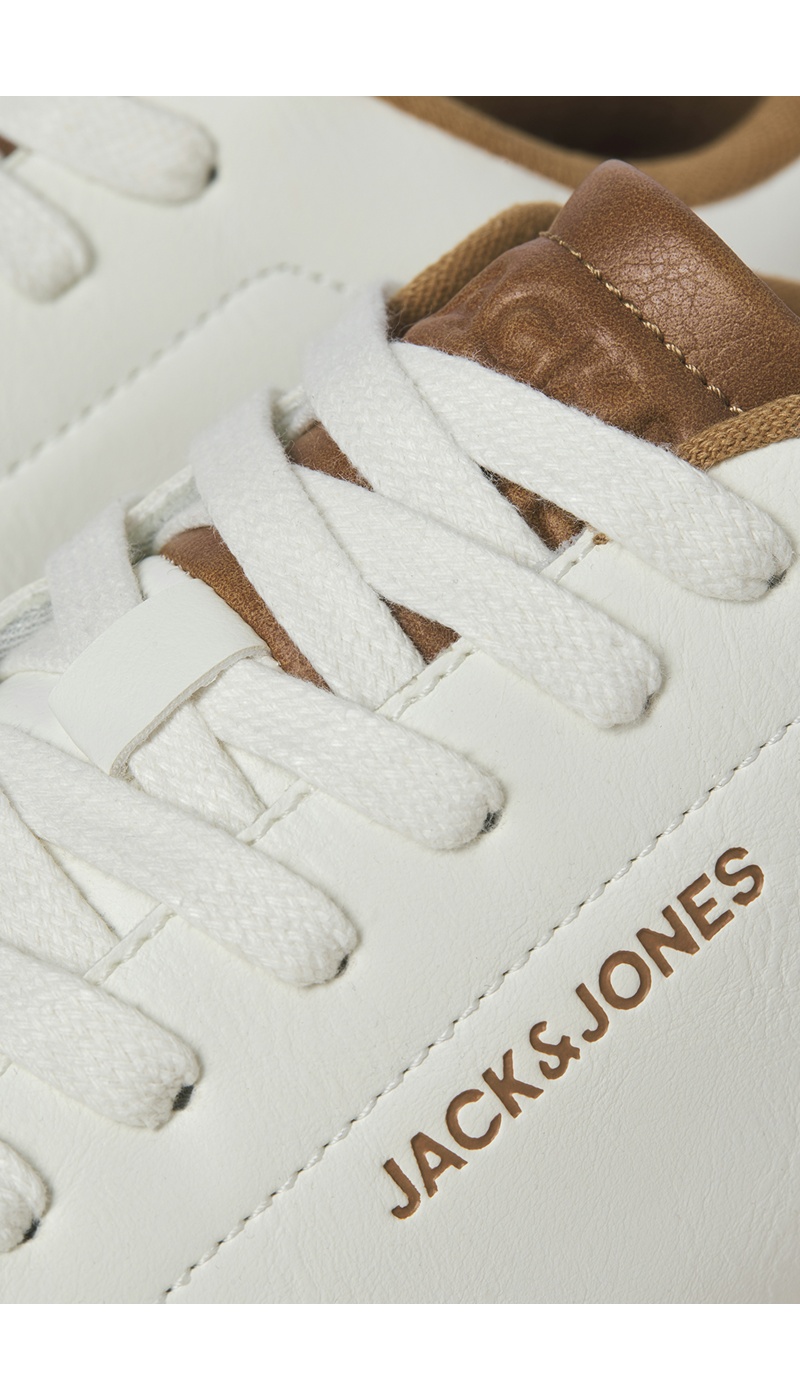 JACKandJONES WHITE COGNAC CHAUSSURES