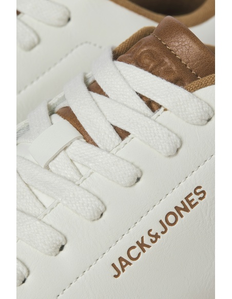 JACKandJONES WHITE COGNAC CHAUSSURES