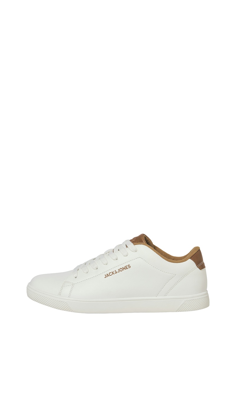 JACKandJONES WHITE COGNAC CHAUSSURES