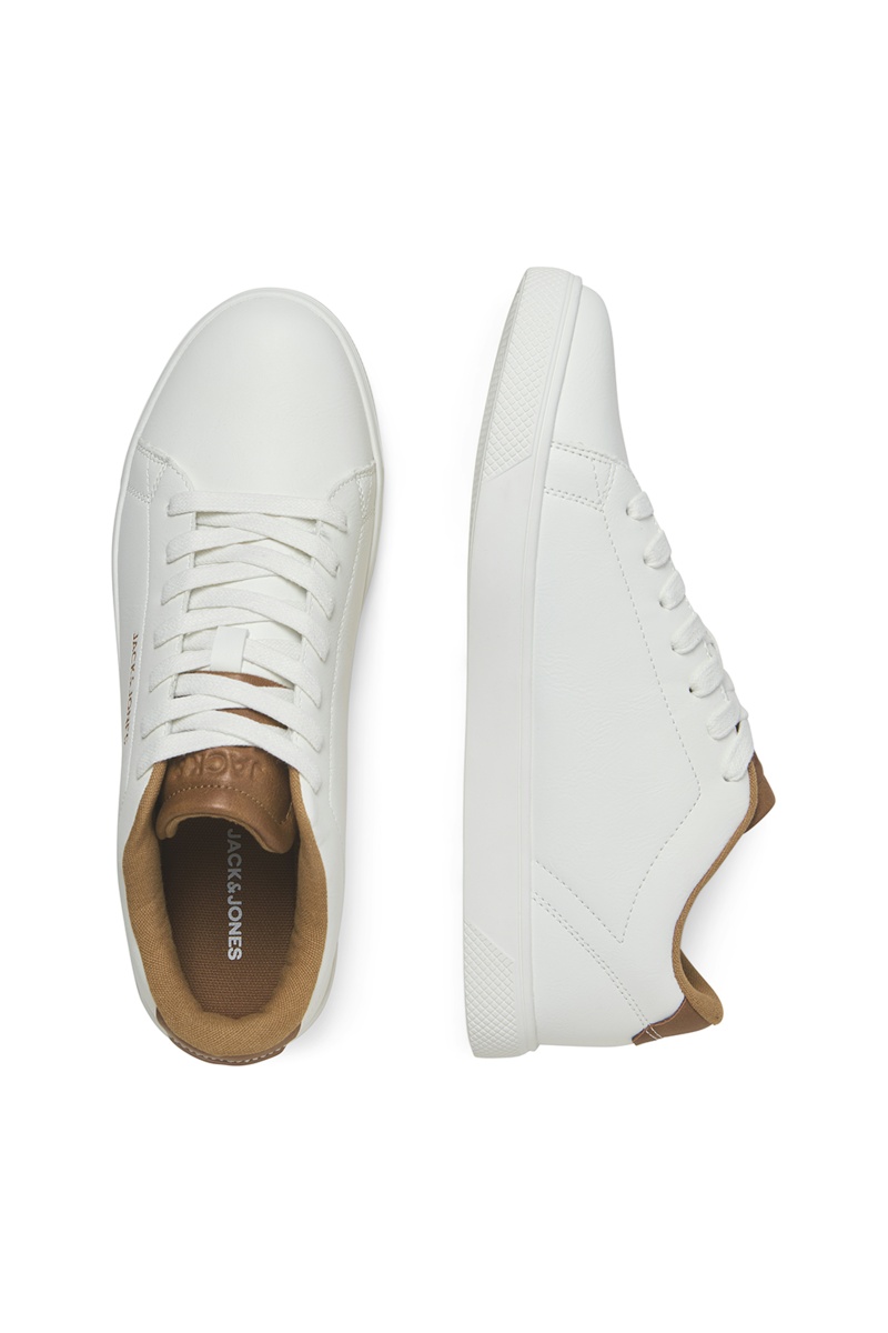 JACKandJONES WHITE COGNAC CHAUSSURES 2