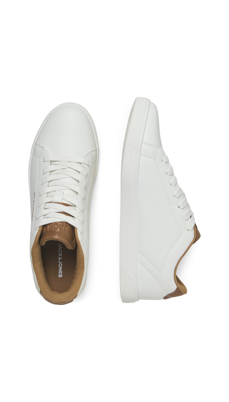 JACKandJONES WHITE COGNAC CHAUSSURES