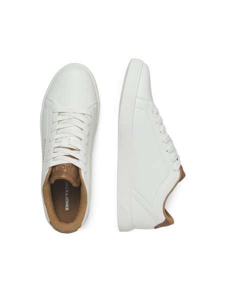 JACKandJONES WHITE COGNAC CHAUSSURES