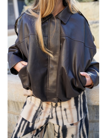 Veste Bouffante Chocolat DIANA