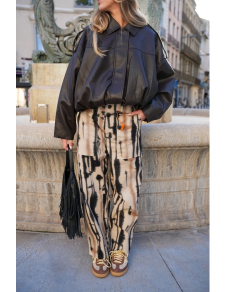 banditas IMPRI ECRU PANTALON FEMME