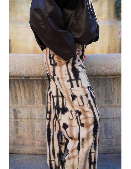 banditas IMPRI ECRU PANTALON FEMME