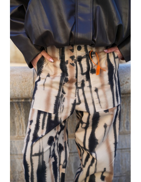 banditas IMPRI ECRU PANTALON FEMME