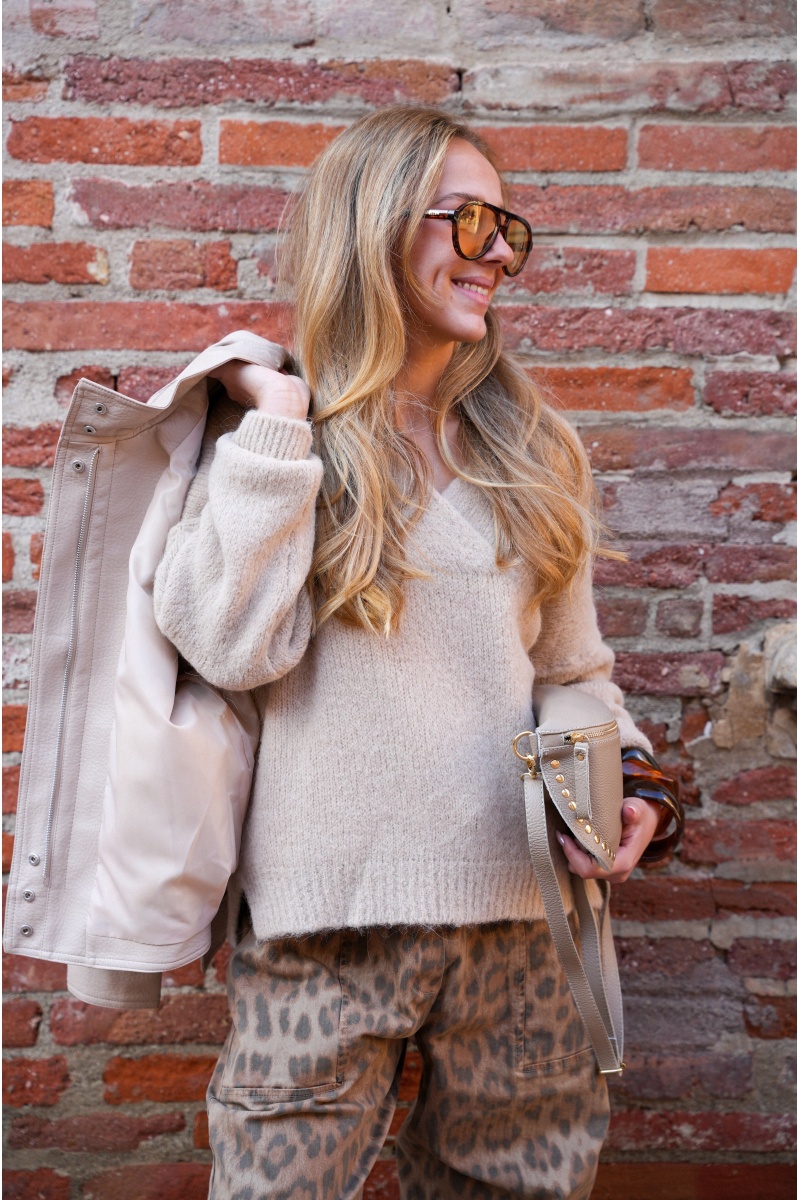 Pull Beige Banditas CARMEN 2