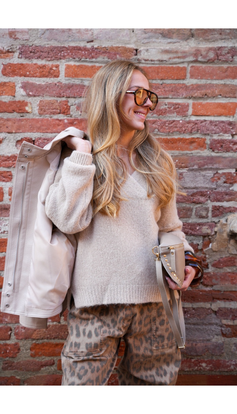 Pull Beige Banditas CARMEN