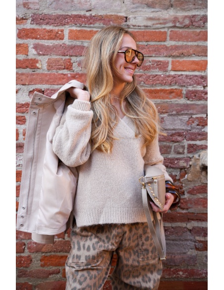 Pull Beige Banditas CARMEN