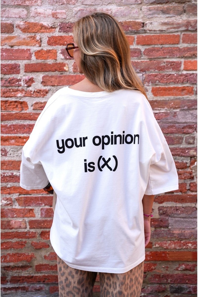 banditas YOUR BLANC T-SHIRT MC FEMME