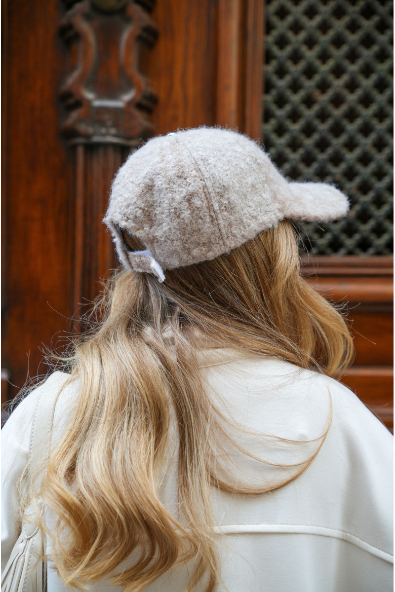 KESSLY  BEIGE CASQUETTE