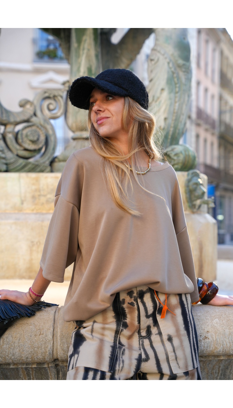 Casquette Bouclette Noire BONNIE