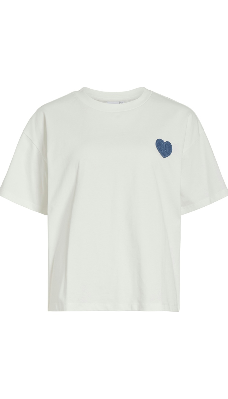 VILA A/S SNOW WHITE T-SHIRTS MC