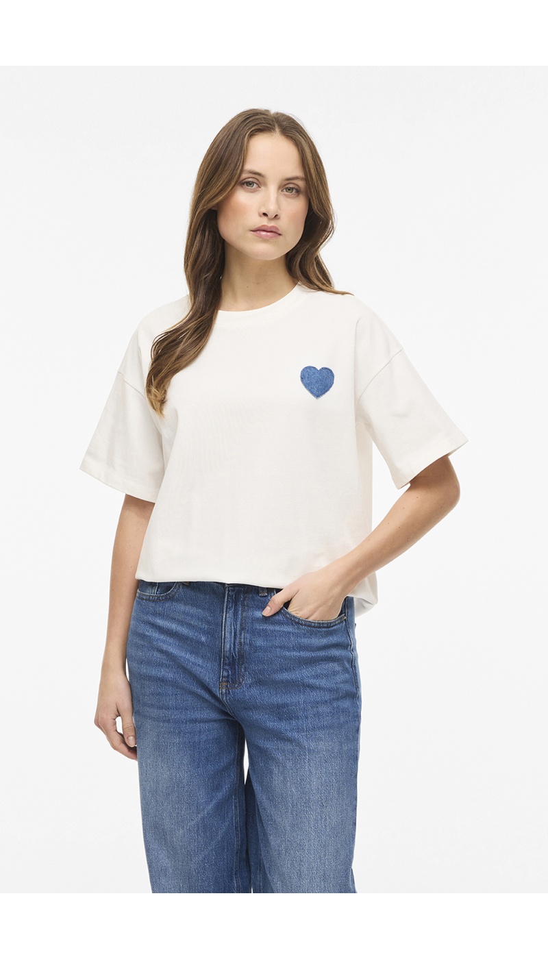 VILA A/S SNOW WHITE T-SHIRTS MC