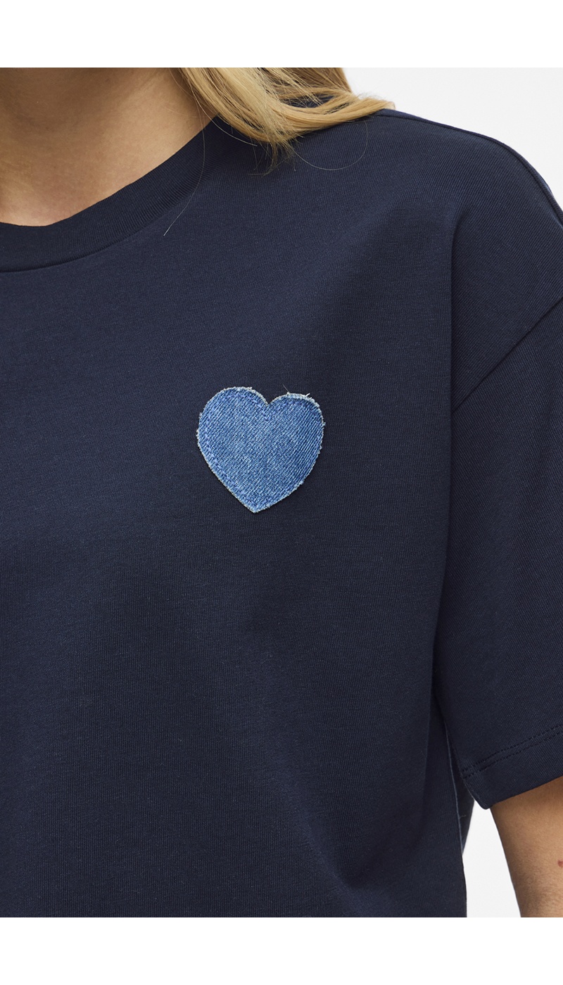 VILA A/S NAVY BLAZER T-SHIRTS MC