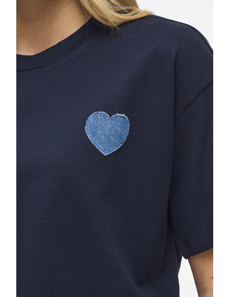 VILA A/S NAVY BLAZER T-SHIRTS MC