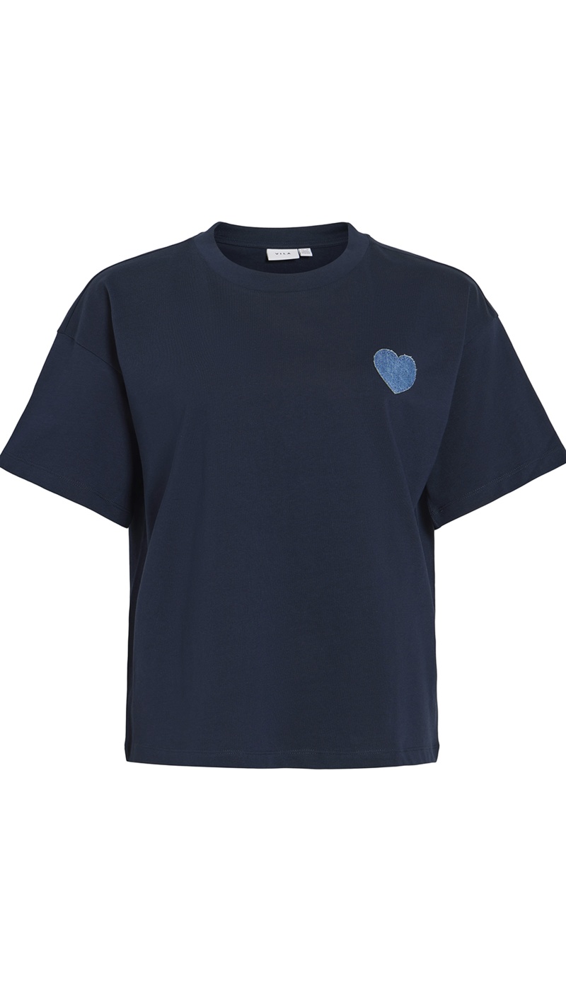 VILA A/S NAVY BLAZER T-SHIRTS MC