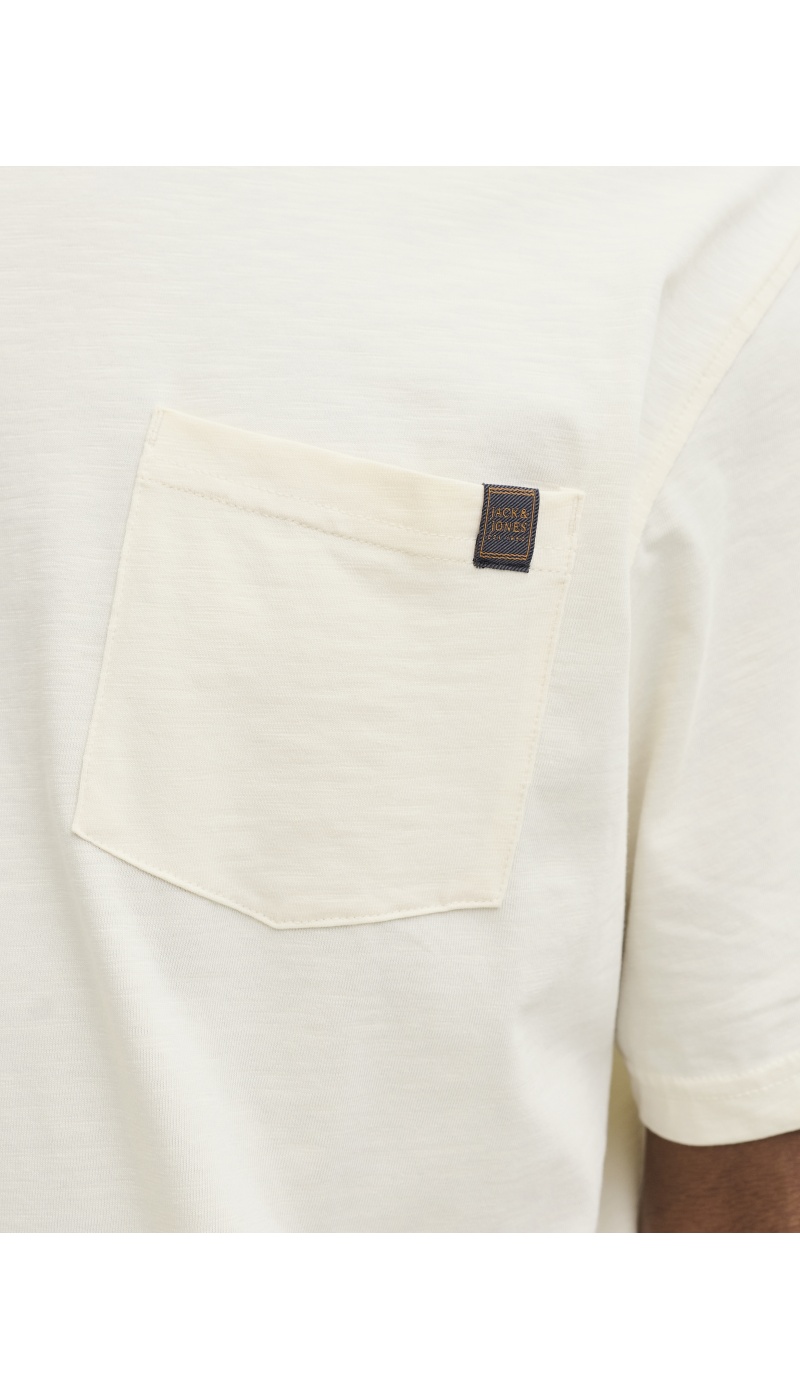 JACKandJONES ANTIQU WHITE T-SHIRTS MC