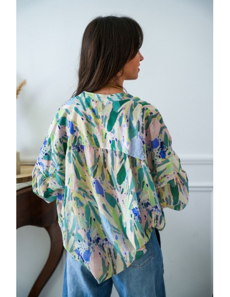 banditas IMPRI VERT CHEMISIER