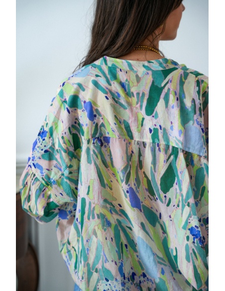 banditas IMPRI VERT CHEMISIER