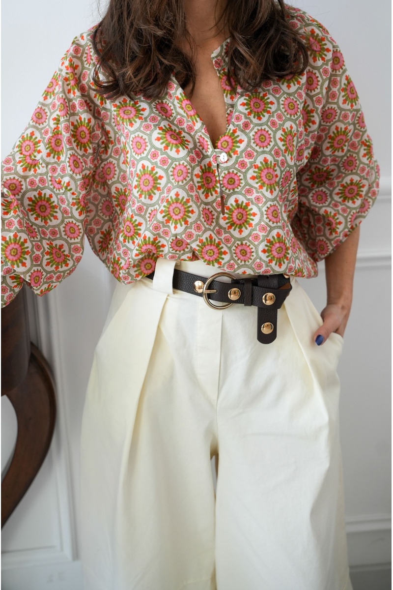 banditas FLEURS ROSE BLOUSE 2