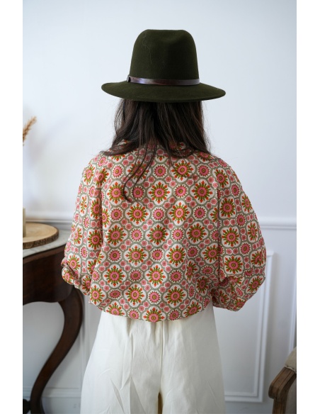 banditas FLEURS ROSE BLOUSE