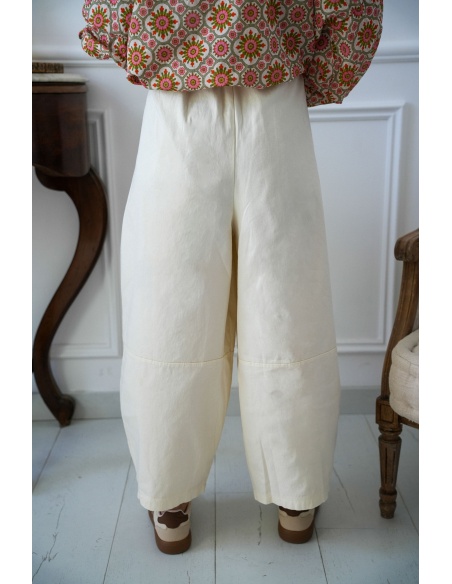 w.studio  ECRU PANTALON FEMME