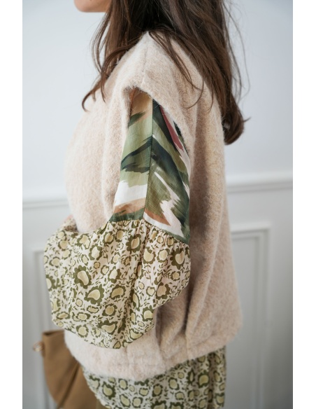 Gilet Maille Beige CLAUDIA