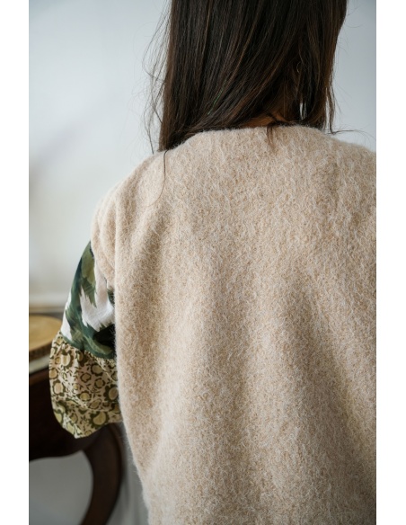 Gilet Maille Beige CLAUDIA