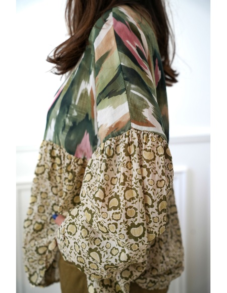 banditas IMPRI VERT CHEMISIER