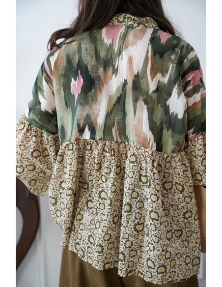 banditas IMPRI VERT CHEMISIER