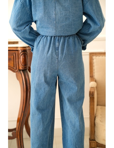 johanna toutoun  BLEU PANTALON FEMME