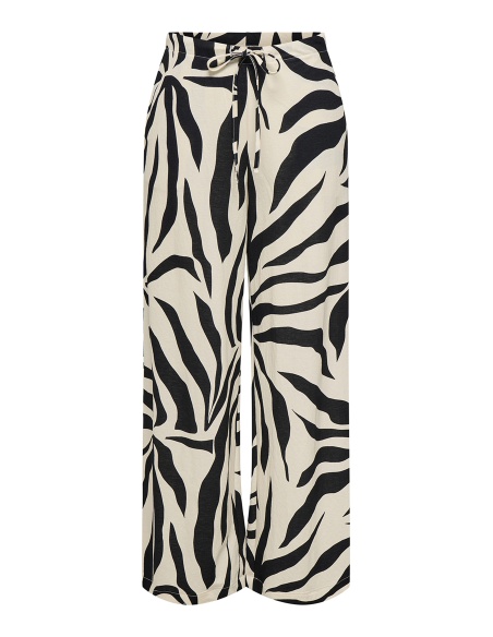 Pantalon Ecru Noir ONLSAKURA