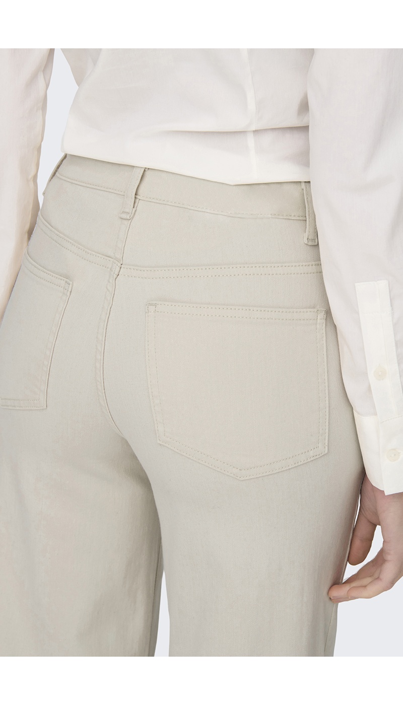 Jean Wide Ecru ONLMADISON Longueur 32