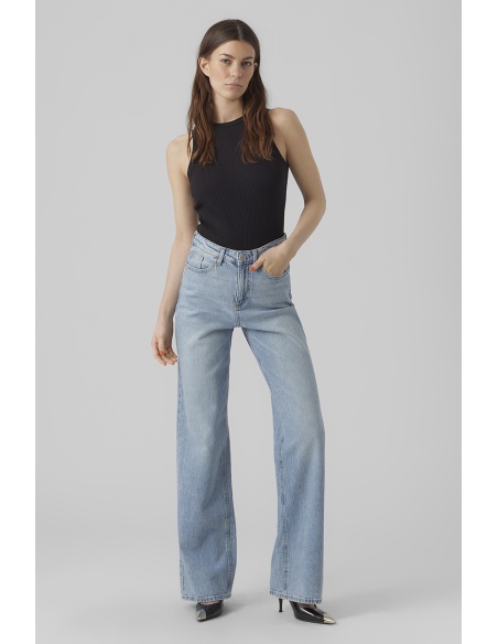 Jean Wide Light Blue Denim Longueur 32