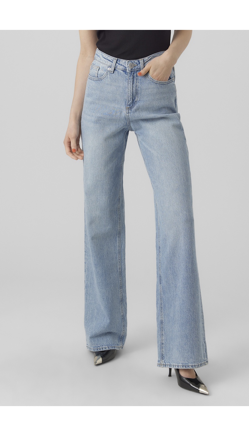 Jean Wide Light Blue Denim Longueur 32