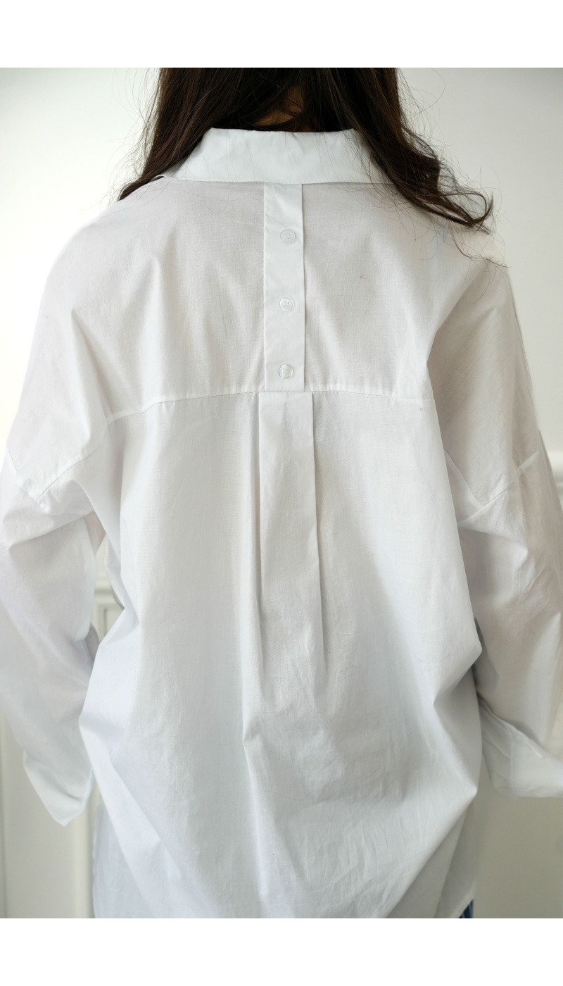 Chemisier Oversize Blanc JULIE
