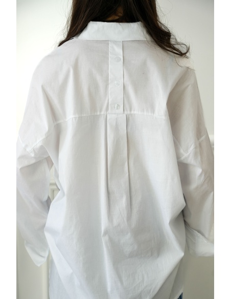 Chemisier Oversize Blanc JULIE