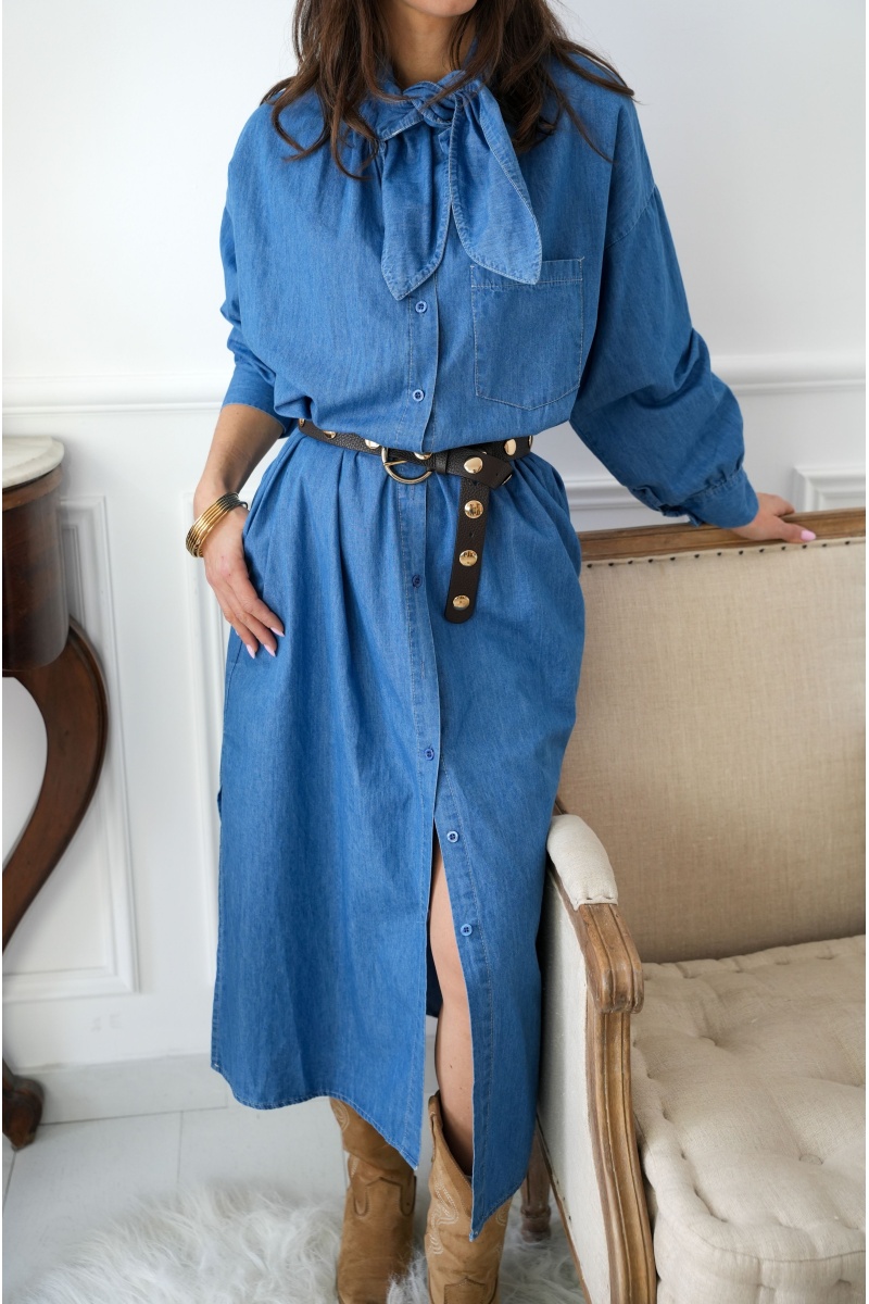 Robe Longue Denim MINA 2
