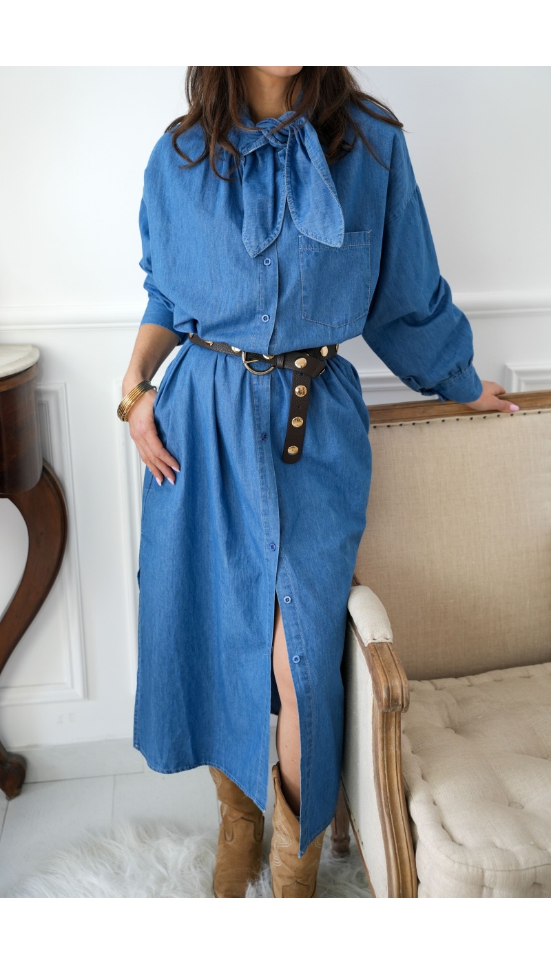 Robe Longue Denim MINA