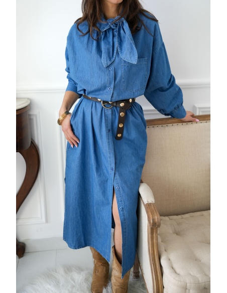 Robe Longue Denim MINA
