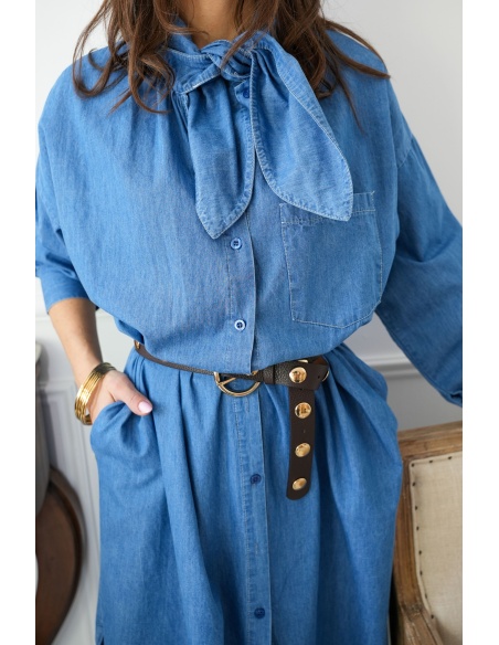 Robe Longue Denim MINA